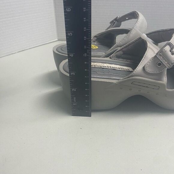 DR SCHOLL’S Women’s Gray Casual Mules Clogs Size 12 Slip On NEW NO BOX - Picture 3 of 12